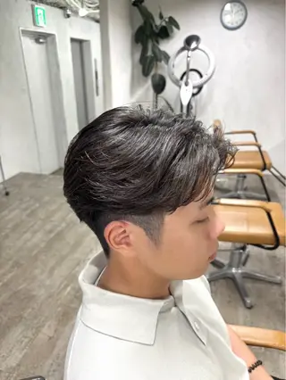 メンズ 🍑メンズカット 透明感カラーもえ🍑のヘアスタイル