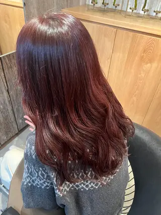 ロング カラー 三品 早妃のヘアスタイル