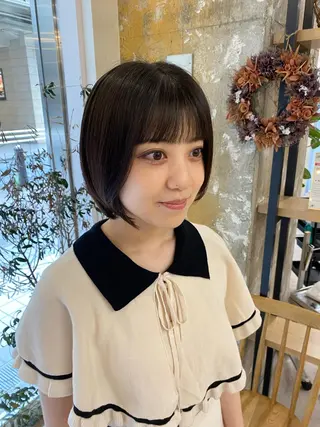 ショート Misaki ║ツヤカラーのヘアスタイル