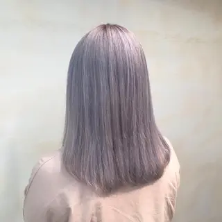 ミディアム ブリーチ🔥ベージュ /グレー/daikiのヘアスタイル