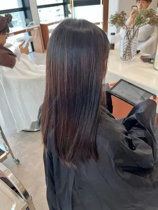 ミディアム カラー ✨髪質改善 縮毛矯正 艶髪 立川 コウキ✨のヘアスタイル