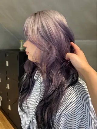 ロング カラー mizuki /ケアブリーチのヘアスタイル