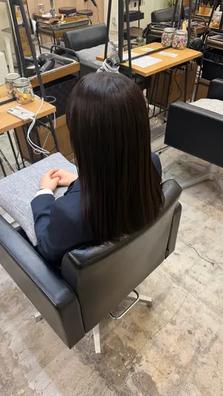 ロング Belle所属・透明感カラー/ 新宿駅東口/ユズキのヘアスタイル