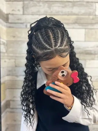 ロング B-W ⭐️REIKOのヘアスタイル