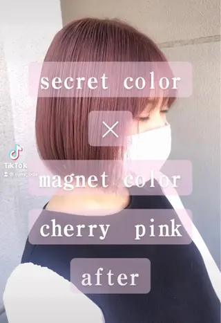 ショート カラー ブリーチ/髪質改善 NYNY大久保のヘアスタイル