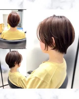 ショート ショートヘア、ボブ こやさん　コヤマのヘアスタイル