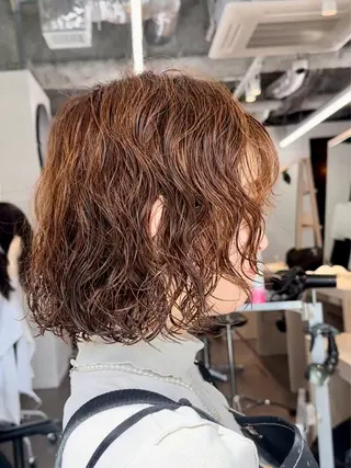 ショート パーマ レイヤーカット/髪質 /艶髪/わかな🌻のヘアスタイル