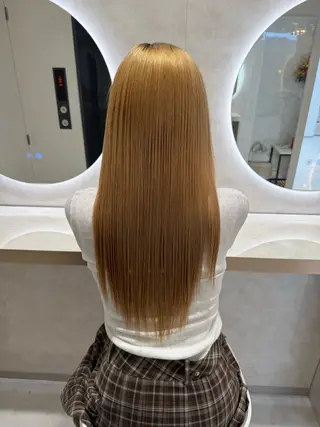 ロング addict 本店所属・髪質改善/縮毛矯正/ ブリーチaddictのヘアスタイル