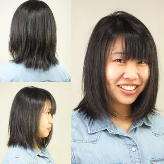 ミディアム 横田 尚登のヘアスタイル