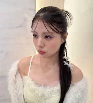 ヘアアレンジ 梅田カラーモデル/ ヘアセット/みさきのヘアスタイル