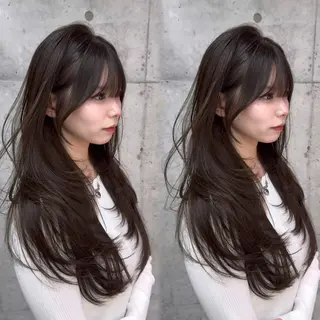 セミロング カラー トレンド韓国ヘア/ kenshinのヘアスタイル