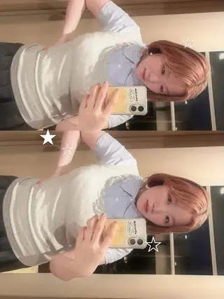 ショート 似合わせ/ベージュ /レイヤー/りほ🤍のヘアスタイル