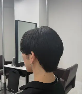 メンズ 艶髪/メンズウルフ/ 毛流れ/AOTOのヘアスタイル