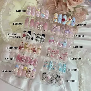 ネイル Y♡Veil 横浜所属・ワイベール 横浜のネイルデザイン