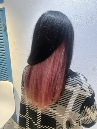 ロング メイク/ケアカラー 🐬HIKARU🐬のヘアスタイル