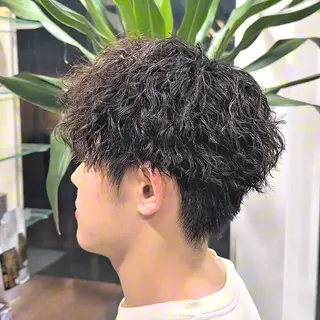 パーマ メンズ メンズカット/パーマ /ハイライト/RYUのヘアスタイル