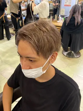 ショート カラー メンズ メンズカット/柏/韓 国/メンズパーマ航太のヘアスタイル