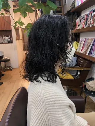 ミディアム パーマ 【pejite】 Hinanoのヘアスタイル