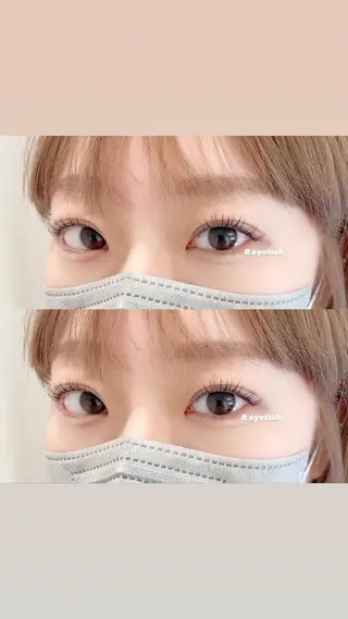 ショート カラー パーマ ヘアアレンジ メンズ キッズ ネイル マツエク・マツパ アイブロウ 𝑹 eyelashのマツエク・マツパデザイン