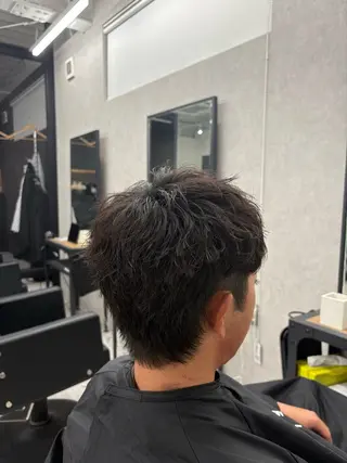 パーマ メンズ 武井 蓮汰のヘアスタイル