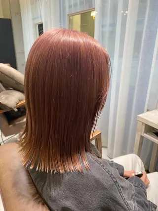 セミロング 大久保 優香のヘアスタイル