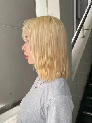 ミディアム カラー yiye 青山所属・無料カットモデル募集 🌱ひょうがのヘアスタイル