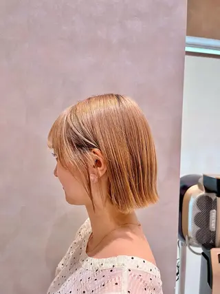 ショート カラー ツヤ/透明感 カラーDaichiのヘアスタイル
