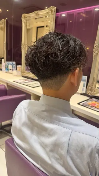 パーマ メンズ Happiness 河原町店所属・Happiness: 大前紗弥🎀.⋆のヘアスタイル