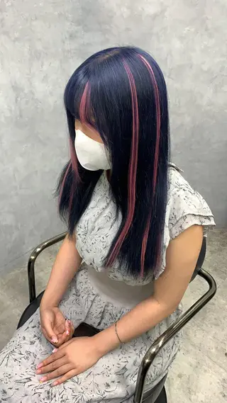 ロング L STUDIO心斎橋店所属・派手髪支持率No1 Eisukeのヘアスタイル