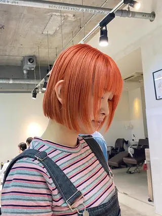 ミディアム カラー ハイトーン/ネイル /ミウ 🌺❤︎のヘアスタイル