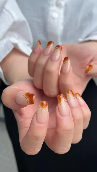 ネイル 🤎Two ERI🤎のネイルデザイン