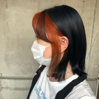ミディアム カラー XENA表参道 MIKUのヘアスタイル