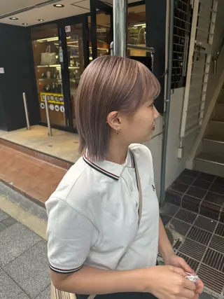 カラー クキノケイカ /暖色カラーのヘアスタイル