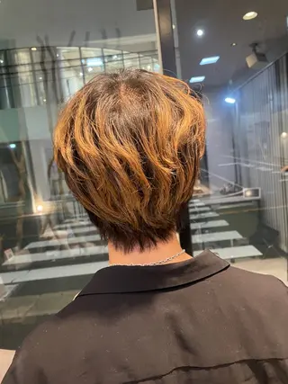 ショート メンズ wakana／ メンズカット／カラーのヘアスタイル