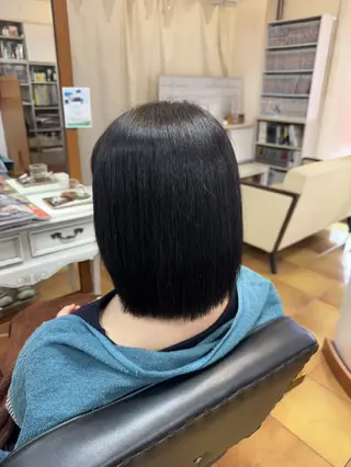 セミロング あや/くせ毛美容師 による縮毛矯正のヘアスタイル