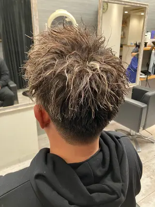 パーマ メンズ メンズ特化/パーマ/ フェードWATARUのヘアスタイル