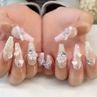 ネイル 💎🐰 saki. m 🐰💎のネイルデザイン