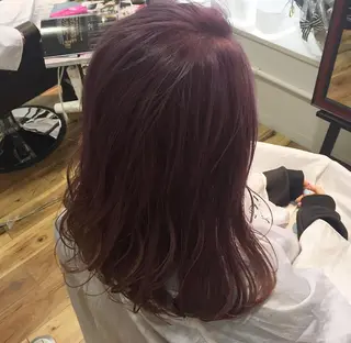 セミロング ロング カラー MIZUHO / ダブルカラー髪質改善のヘアスタイル