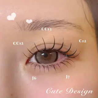 マツエク・マツパ nicott lash 大石のマツエク・マツパデザイン