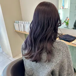 セミロング カラー ブリーチなし/レイヤ ー特化🌈Tommyのヘアスタイル