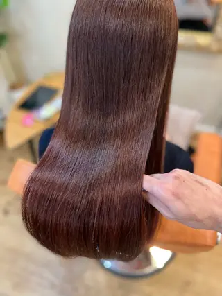 ロング ⚪️髪質改善 縮毛 店長 コウ⚪️のヘアスタイル