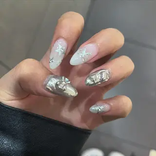 ネイル 0203ムニムサン 💙Harukaのネイルデザイン