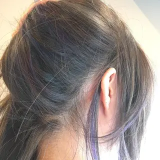 セミロング カラー 💘透明感カラー💘 沖本 将宏のヘアスタイル