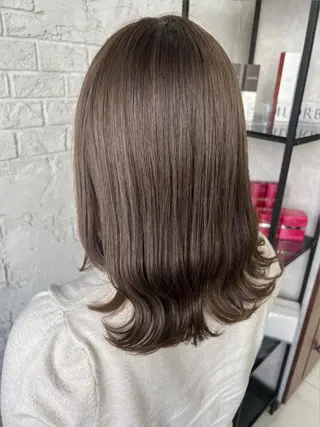 ミディアム カラー エクステ＆艶カラー 🎀YURINA🎀のヘアスタイル