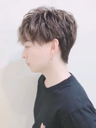 メンズ ウルフ／レイヤー 🐺🌀寺門和紗のヘアスタイル