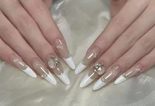 ネイル By moonネイル 🌷ワンホン/韓国風のネイルデザイン