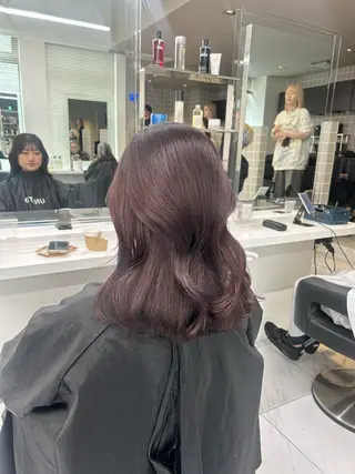 カラー 透明感ベージュ🤎 ナチュラルレイヤーのヘアスタイル