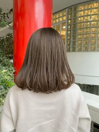 ミディアム カラー ボブ / オージュア 🌸Mikuのヘアスタイル