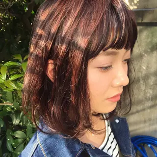 ショート カラー THE DAY所属・AKI HASHIMOTOのヘアスタイル