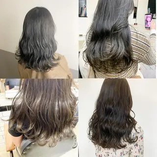 セミロング カラー ヘアアレンジ 🎀暖色カラー🎀 ♡yurika♡のヘアスタイル